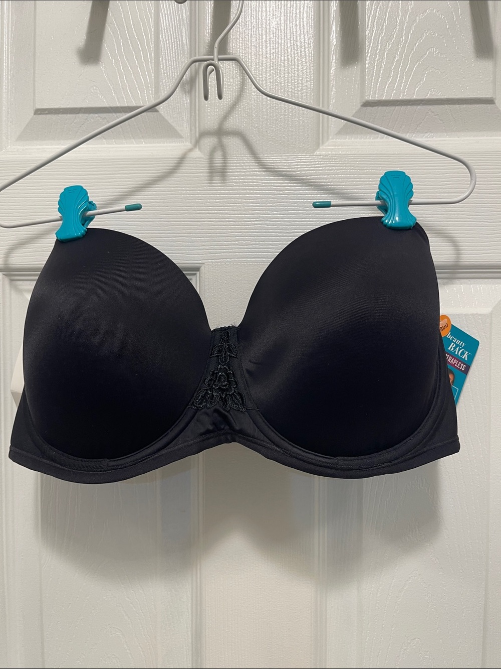 Vanity Fair Black Strapless Molded Bra